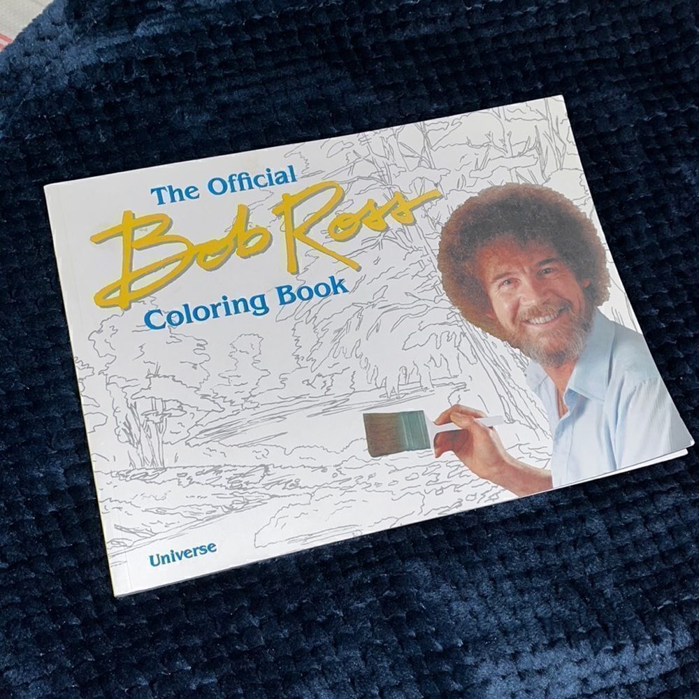 Bob Ross painting coloring Book of Colors 🖌🎨